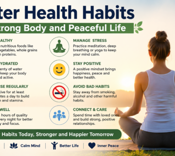 Better Health Habits for Strong Body and Peaceful Life