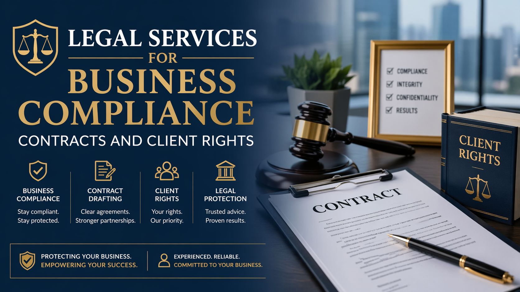 Legal Services for Business Compliance Contracts and Client Rights